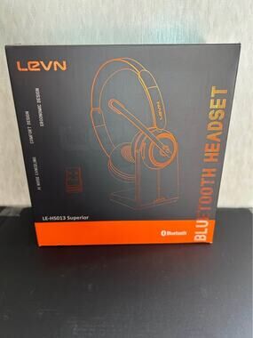 LEVN LE-HS013 Bluetooth Headset Wireless Office Call Center Headphones Mic New
